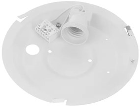 Plafonieră pentru baie CLEO 1xE27/24W/230V d. 20 cm gri IP54