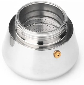 Espressor moka argintiu din oțel inoxidabil 400 ml Trevi – Leopold Vienna