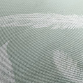 Tablou - Pene albe (120x50 cm)