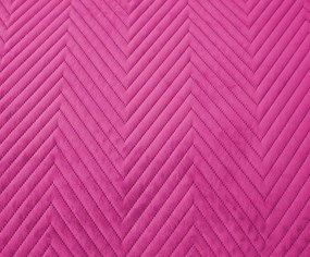 Cuvertura de pat din catifea mov cu model ARROW VELVET Dimensiuni: 170 x 210 cm