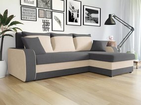 Colțar Miami 195Cutie de pat, 238x147x80cm, 117 kg, Picioare: Plastic