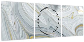 Tablou - Abstracție (cu ceas) (90x30 cm)