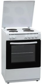 Aragaz Crown 6410A, 65L, 4 arzătoare, 6 programe, 300C, termostat, capac, alb