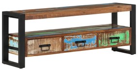 vidaXL Comodă TV, 120x30x45 cm, lemn masiv reciclat