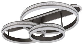 Plafonieră LED dimabilă Globo 67314-75 GROUNI LED/75W/230V + telecomandă