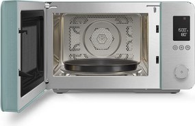 Cuptor cu microunde combinat cu aer cald SMEG Collezione MOC02EGMEU, 900 W, 27 l, 25 de programe, închidere lină, setări personalizate, verde