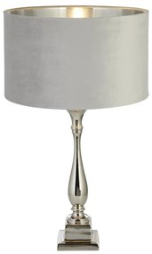 Veioza/Lampa de masa design lux elegant Belle crom/gri
