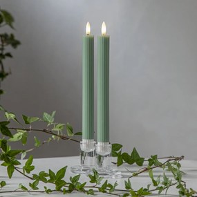 Lumânări LED 2 buc. (înălțime 25 cm) Flamme Stripe – Star Trading