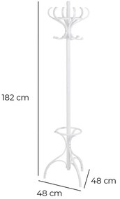 Cuier alb din lemn de plop Thonet – Casa Selección