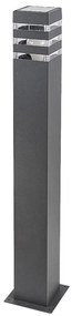 Stalp mediu pentru iluminat exterior design modern IP44 Ankara antracit