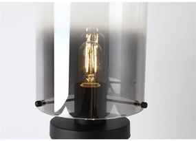 Veioza, Lampa de masa moderna Sweden 1L negru, fumuriu
