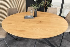 Masa rotunda HELIX 120cm stejar natur