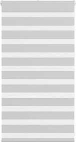 vidaXL Jaluzea tip zebra gri deschis lățime țesătură 65,9 cm poliester