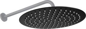 Cap de duș Rea Black Matt 25cm