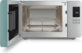 Cuptor cu microunde cu gratar 4in1 SMEG Collezione MOC01EGMEU, 1900 W, 29 l, 18 programe, Inchidere lina, Semnal sonor, Ecran LCD, Verde