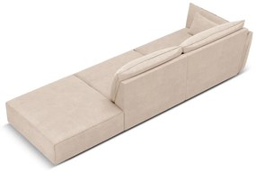 Șezlong bej (cu colț pe partea stângă ) Vanda – Mazzini Sofas