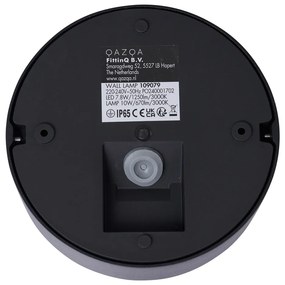 Plafoniere de perete moderne pentru exterior negru incl. LED IP65 - Dop