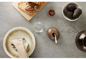 Masă de dining rotundă extensibilă cu blat ceramic cu blat suplimentar ø 135 cm Meza – Hammel Furniture