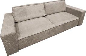 Canapea extensibilă, taupe gri-bej, HARPERA BIG SOFA