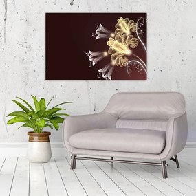 Tablou - Flori strălucitoare (90x60 cm)