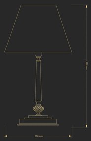 Veioza eleganta design clasic Cristal Scholer San Marino