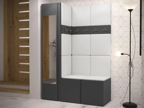 Mobilier hol Tovenaz X (Alb) (cu oglindă). 1104779