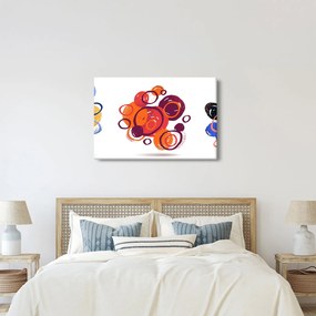 Tabloul cercuri colorate (90x60 cm)