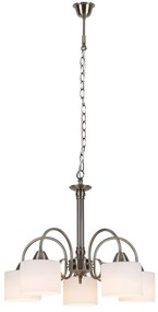 Candelabru clasic cu 5 brate EDITH bronz antic 7276 RX