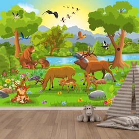 Fototapet - Animale de pădure I. (147x102 cm)