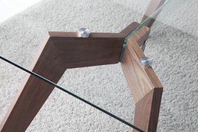 Masa dining design deosebit Walnut Wood, 160x95cm AC-W1008DT