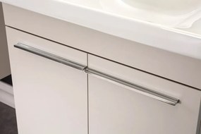 Set Mobilier Baie Salda 60, Include Baza Lavoar, Lavoar și Oglinda, 60 cm, Alb