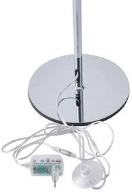 Lampadar LED LED/10W/230V 3000K crom lucios