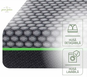 Saltea ortopedica, Green Future, Active Relax Cool Memory 7 Zone de Confort, 90x200 cm, H 21 cm