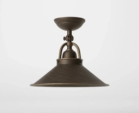 Plafoniera stil industrial din alama personalizabila Alice 25cm