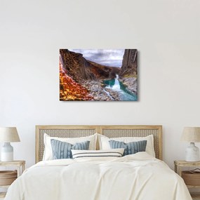 Tablou - Canionul Studlagil (90x60 cm)