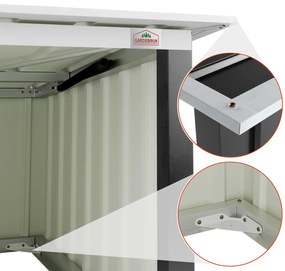 Deuba Garaj pentru robot de tuns iarba 89x90x54cm - antracit