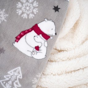 Pătură imitație blăniță 4Home Arctic Snuggles, 150 x 200 cm