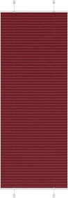 vidaXL Jaluză plisată Bordeaux Roșu 80x200 cm Lățime țesătură 79,4 cm