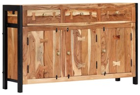 vidaXL Dulap, 120 x 35 x 75 cm, lemn masiv de acacia