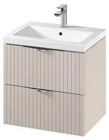 Cersanit S801-541 - Dulap suspendat pentru baie cu lavoar TIRSO 60x45 cm, bej