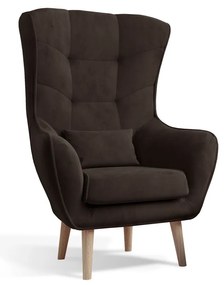 Fotoliu cu urechi Agueda Typ 02 (gri maro). 1038971