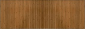 vidaXL Covor dreptunghiular, maro, 70x200 cm, bambus