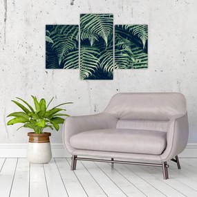 Tablou cu frunze de ferigă (90x60 cm)