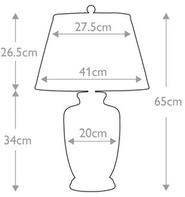 Lampă de masă Elstead GOLD-BIRDS-TL GOLD BIRDS 1xE27/60W/230V