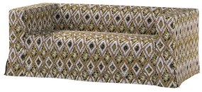 Husă canapea Klippan cu 2 locuri, lungă, cu pliuri contrastante