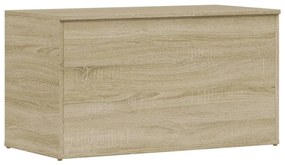 803059 vidaXL Cufăr de depozitare, stejar sonoma, 84x42x46 cm, lemn compozit