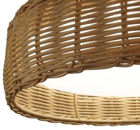 Plafoniera LED ratan design natural KILIMANJARO 43,5cm