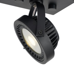 Spot modern negru montat la suprafață, cu LED dimabil - Apollo