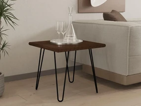 Măsuță de cafea Nukone (nuc + negru). 1093195