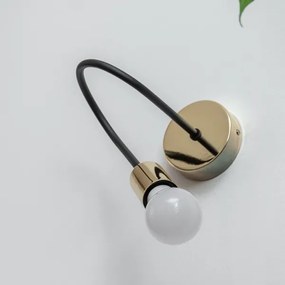 Aplica de perete OXFORD 1xE27/15W/230V auriu/negru